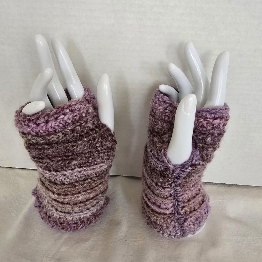 Handmade Crochet Fingerless Gloves